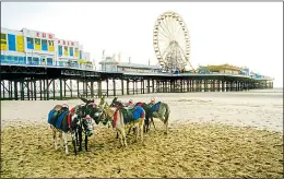  ??  ?? SANDS OF TIME: Blackpool’s Golden Mile will have a fresh look