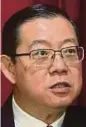  ??  ?? Lim Guan Eng