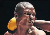  ?? /NICK LOURENS ?? Herbet Nkabiti died from injuries he sustained in the ring.