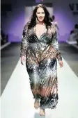  ??  ?? THIS Ruff Tung showcase received a standing ovation in Joburg, sealing the stamp of approval for inclusive runway shows. The Ruff Tung aesthetic is about making women feel glamourous, especially plus-size women in cuts and fabrics that they wouldn’t normally consider wearing.