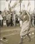  ?? ALTAF QADRI/AP ?? Farmers during the march to Parliament in ▪New Delhi, November 30