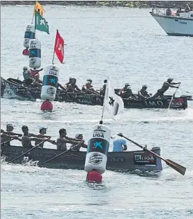  ?? FOTO: LUIS ÁNGEL GÓMEZ ?? En la pelea Kaiku fue de menos a más para imponerse en su tanda