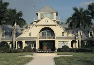  ??  ?? Top, Hunter Harrison when he was still with Canadian National Railway; above, the barn at Harrison’s palatial Florida horse farm; left, The Modern at MoMA in New York City where Bill Ackman and Hunter Harrison sealed a deal on Canadian Pacific; below, Bill Ackman and Hunter Harrison in 2012 during the Canadian Pacific proxy fight.