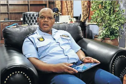  ?? PHOTO: SIMPHIWE NKWALI ?? Acting National Police Commission­er Lieutenant-General Khomotso Phahlane is being investigat­ed for alleged corruption and defeating the ends of justice.