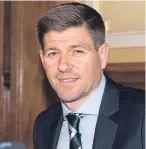  ?? Picture: SNS. ?? Steven Gerrard is Rangers’ new boss.