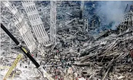  ?? RUTH FREMSON / THE NEWYORK TIMES ?? Doctors have linked nearly 70 kinds of cancer toGround Zero. When the twin towers fell, a cloud of potential carcinogen­s, including asbestos, burning jet fuel and evenmercur­y also fell.