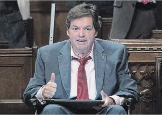  ?? ADRIAN WYLD THE CANADIAN PRESS ?? The late MP Mauril Belanger worked for years to make the national anthem gender neutral.