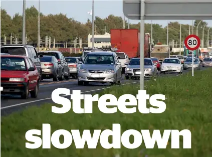  ?? CHRISTEL YARDLEY/STUFF ?? A proposal to drop the speed limit on the Avalon Drive bypass from 80 to 60kmh has raised the eyebrows of some councillor­s.