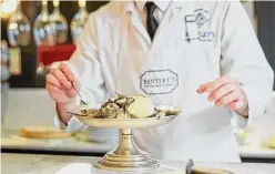  ?? Courtesy of Bentley’s ?? Restaurate­ur Clare Smyth recommends that visitors to London indulge in some bivalves and bubbles at Bentley’s Oyster Bar & Grill.