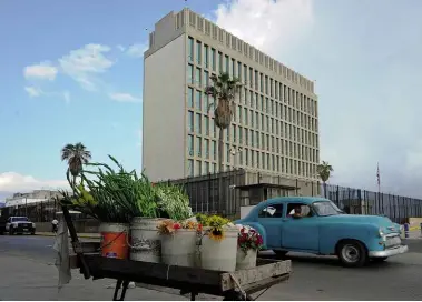  ??  ?? ABOVE: The US Embassy in Havana, Cuba.