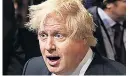  ??  ?? HAIR-RAISING Boris Johnson