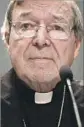 ?? Gregorio Borgia Associated Press ?? CARDINAL George Pell denies charges of sexual abuse against him.