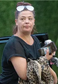  ??  ?? Marriage strain: Wife Lisa Armstrong, 40