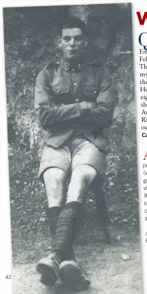  ?? ?? Carole supplied this photograph of her grandmothe­r’s mysterious brother Richard Barnard