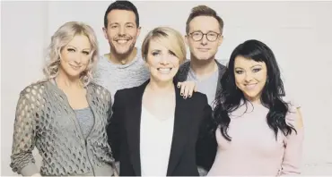  ?? PICTURES: PA ?? Claire Richards is ready to take to the stage alone, main; with the rest of Steps, above centre