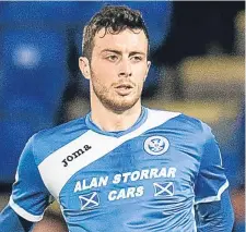  ??  ?? St Johnstone defender Joe Shaughness­y.