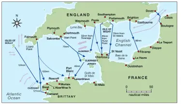  ?? ?? Most of the eastern crossing options can be done within a summer’s day, while western passages will include a night