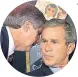  ?? FOTO: DPA ?? Stabschef Andrew Card unterricht­et US-Präsident George W. Bush von den Terroransc­hlägen.
