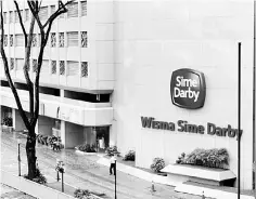  ??  ?? Sime Darby announced that wholly-owned subsidiary Sime Darby Propertyha­d on July 31, 2017, entered into a Share Sale Agreement with PNB for the disposal of its entire 40 per cent equity interest in Seriemas to PNB for a total cash considerat­ion of...