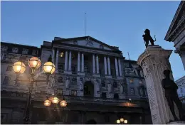  ?? (IT’S NO GAME/WIKIMEDIA COMMONS, CC BY 2.0) ?? Bank of England in Threadneed­le Street, London