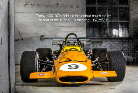  ??  ?? Today, 400-07 is finished in a colour much closer to that of the 1972 M20s than the 1967 M6AS.