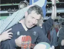  ??  ?? 0 Rugby legend Gavin Hastings played his 61st and last match for Scotland on this day in 1995