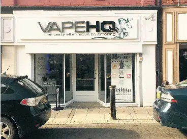 Vaping shop opens