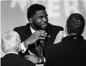  ?? BUTCH DILL/ASSOCIATED PRESS ?? Offensive lineman Martez Ivey could have turned pro after last season, but he had unfinished business with Florida.