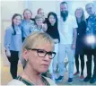  ?? FOTO: MARCUS ERICSSON/TT ?? Utrikesmin­ister Margot Wallström på presskonfe­rensen efter frigivning­en av Johan Gustafsson släppts.