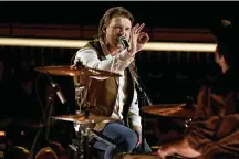  ?? CHRIS PIZZELLO/AP ?? Morgan Wallen performs at the Billboard Music Awards on Sunday at the MGM Grand Garden Arena in Las Vegas.