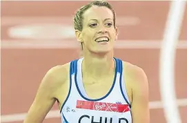  ??  ?? Eilidh Doyle: finished 10 metres clear in the 400m hurdles.