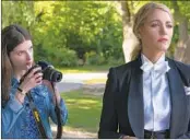  ?? Peter Iovino Lionsgate ?? ANNA KENDRICK, left, and Blake Lively star in “A Simple Favor,” a mystery that opens Sept. 14.