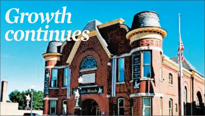  ?? POST-TRIBUNE ?? The Memorial Opera House in Valparaiso features local and national acts in a historic setting. The 125-year-old structure was built after the Civil War.