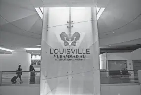  ?? JEFF FAUGHENDER/COURIER JOURNAL ?? Muhammad Ali Internatio­nal Airport