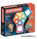  ?? MAGFORMERS LLC ?? Magformers magnetic building tiles are a colorful way for kids to practice their building skills. A bit less expensive than some other magnetic building brands, Magformers easily attach to each other and come in various packs with unique shapes. $39.99 for a 30-piece set, amazon.com and target.com.