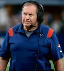  ?? MATTHEW J. LEE/GLOBE STAFF ?? The Patriots’ 38-3 loss to the Cowboys on Sunday was the worst of Bill Belichick’s career.