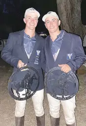  ?? ?? National runners-up in the Victorian under 21s team are Trafalgar players Angus Templeton and Ryan Dyke. Angus has been named in an Australian under 21s team to play New Zealand in Sydney in June.