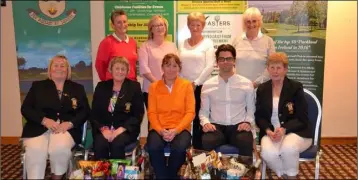  ??  ?? Pettitt’s prize-winners in Wexford. Back (from left): Sheila Richardson, Tracy Ryan, Carmel Murphy, Mary O’Leary. Front (from left): Bernie Galvin (lady President), Denise Dunne (lady Captain), Mary Cashe, Jamie Pettitt, Una Doherty (lady Vice-Captain).