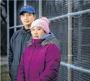  ?? POSTMEDIA NEWS ?? Randy Yadao and his wife, Febe, are among the thousands of hotel workers in the Ottawa area whose work lives have been affected by the pandemic.