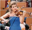  ?? FOTO: SUSANNE DIESNER ?? Die Geigerin Anne-Sophie Mutter in der Tonhalle.