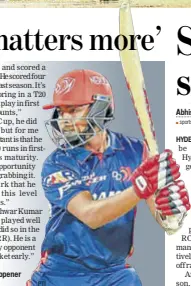  ?? PTI ?? Delhi Daredevils opener Prithvi Shaw.