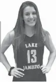  ??  ?? Jenny Peake Guard Junior Lake Hamilton
12.6 PPG
3.5 RPG
2.6 APG