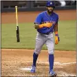  ?? LYNNE SLADKY — THE ASSOCIATED PRESS ?? Amed Rosario rounds the bases after hitting a solo home run against the Marlins on Aug. 18in Miami.