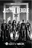  ??  ?? Zack Snyder’s Justice League is available now on HBO GO