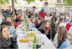  ?? ?? La comida del espacio de Lizarra contó con 260 personas.