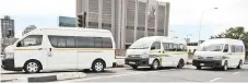  ?? Picture: Independen­t Media Archives ?? BIG BUSINESS: The minibus taxi industry generates an estimated R50 billion in annual revenues.