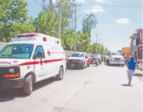  ??  ?? Cruz Roja llegó al sitio pero el hombre escapó.