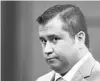  ?? SENTINEL FILE PHOTO ?? George Zimmerman is accused of harassing a private investigat­or involved in a documentar­y about the 2012 death of Trayvon Martin.