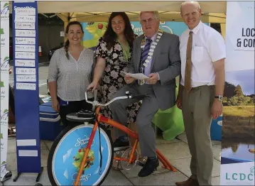  ??  ?? Aisling Hubbard, Lisa Cairns, Cllr Pat Fitzgerald and Director of Services Michael Nicholson.