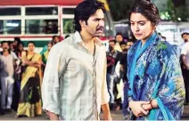  ??  ?? Varun Dhawan and Anushka Sharma in Sui Dhaaga